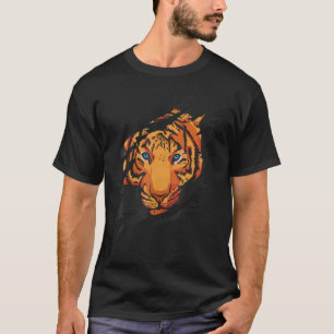 Camiseta Tigre Animal Selvagem Rasgou Gato Fauna Proteja