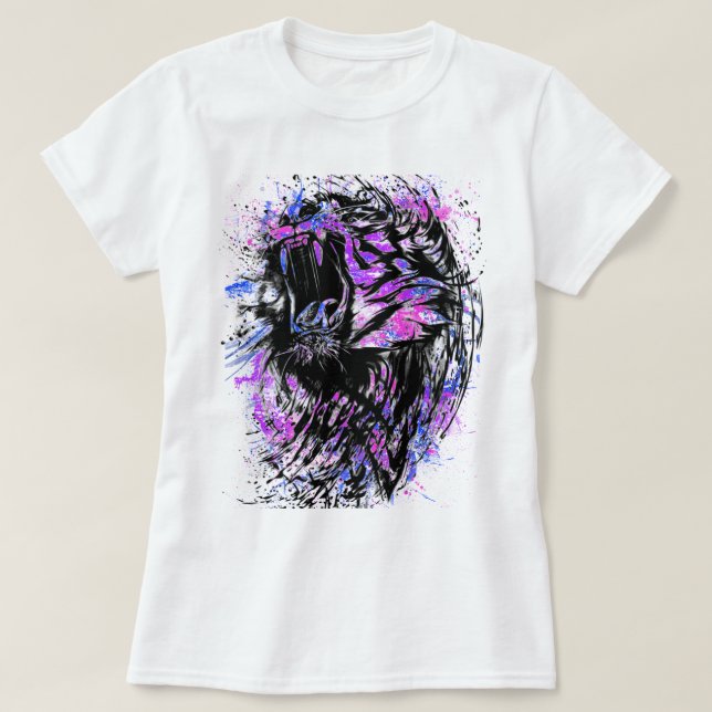 Camiseta Tigre art (Frente do Design)