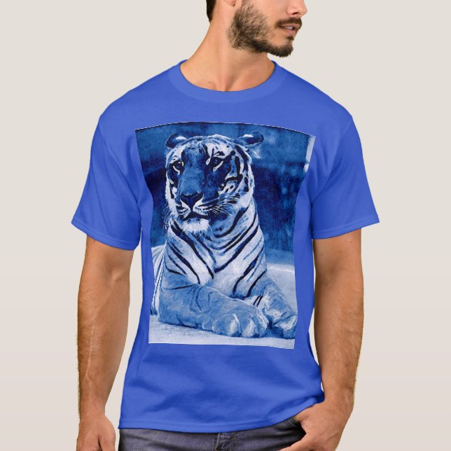 Camiseta Tigre Azul (Frente)
