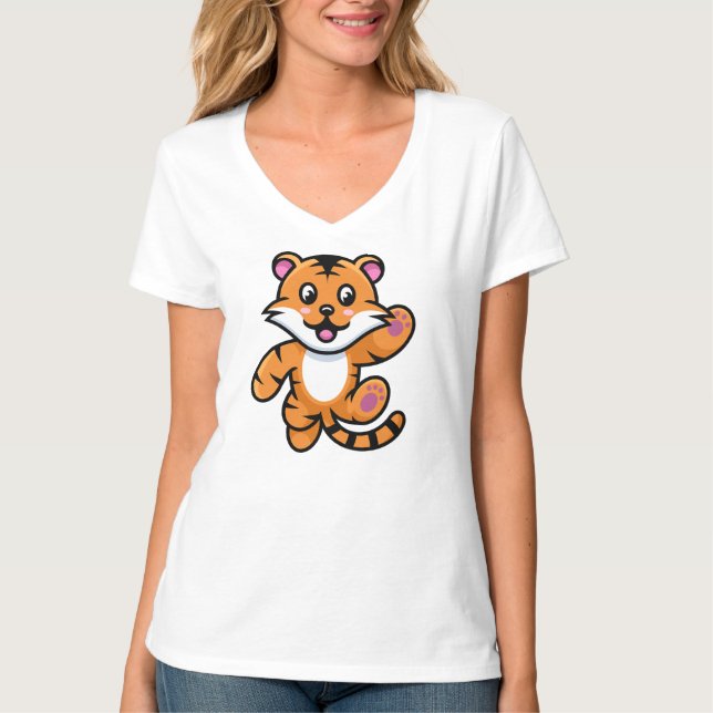 Camiseta Tigre Bebê (Frente)