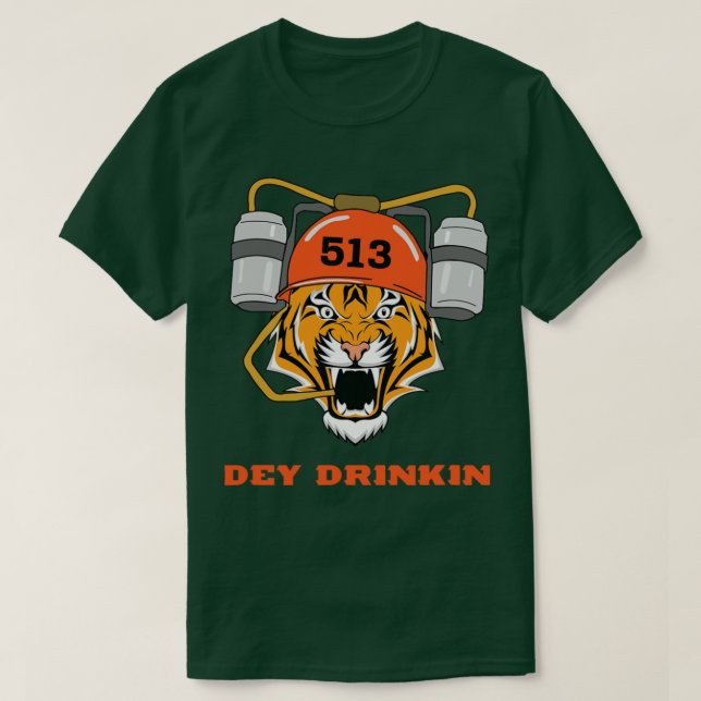 Camiseta Tigre bengali cincinnati dey (Frente do Design)