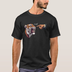 Camiseta Tigre Boop o Focinho Meme de Gato Selvagem Diverti