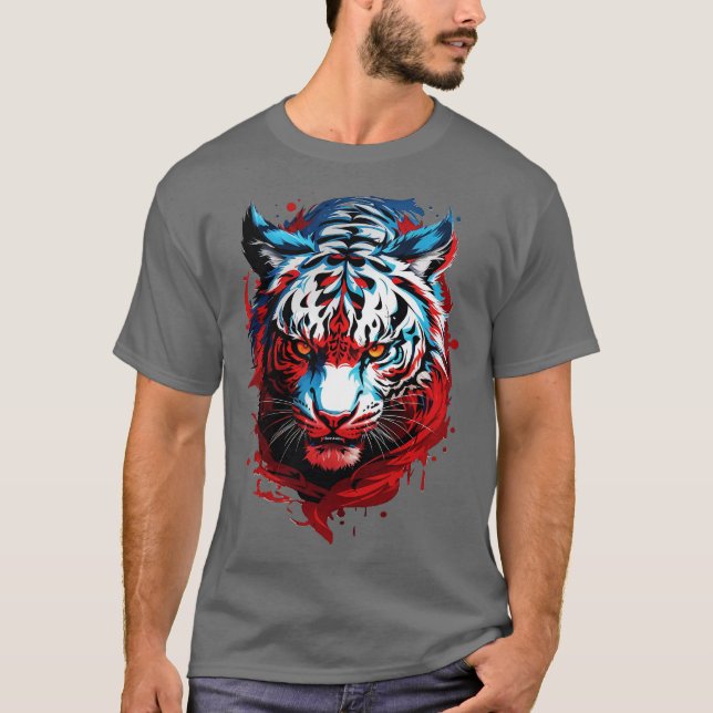 Camiseta Tigre branco (Frente)