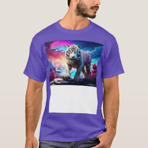 Camiseta tigre branco design 4
