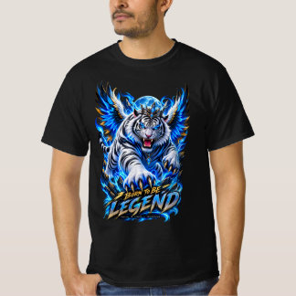 Camiseta Tigre Branco Feroz - Nascido para Ser Len