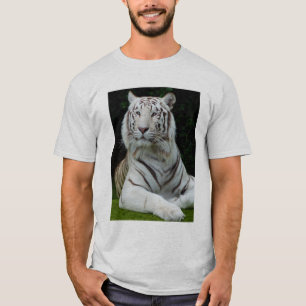 Camiseta Tigre branco majestoso