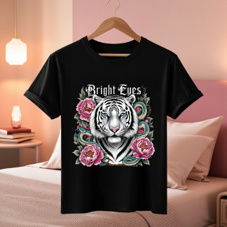 Camiseta Tigre-Brilhante - Arte Floral