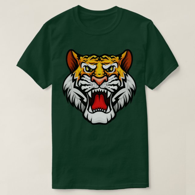 Camiseta Tigre Cabeça 1 (Frente do Design)