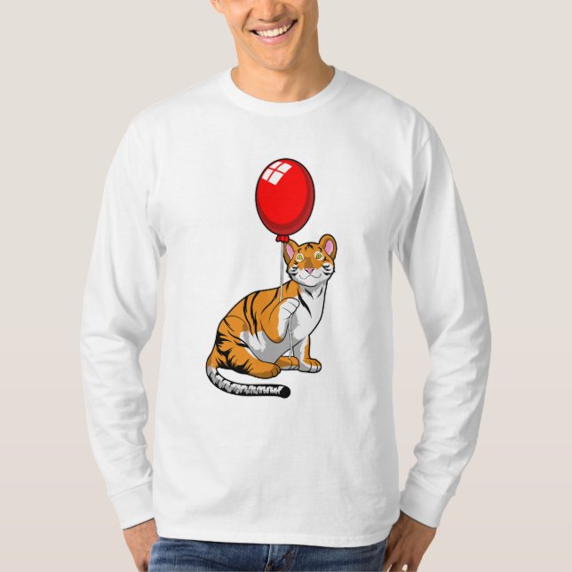Camiseta Tigre com Balão (Frente)
