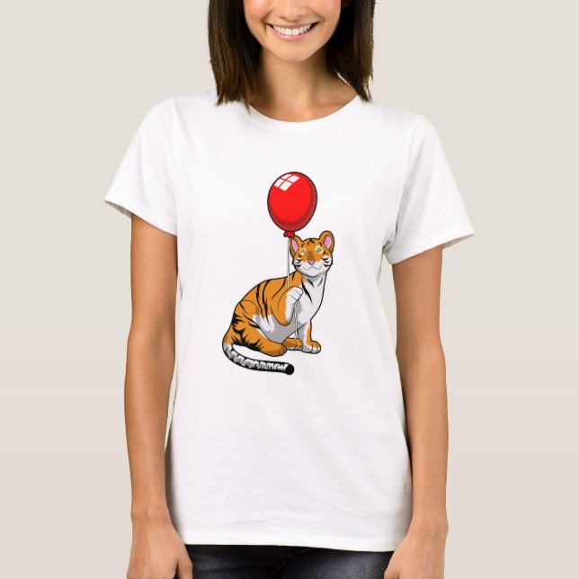 Camiseta Tigre com Balão (Frente)