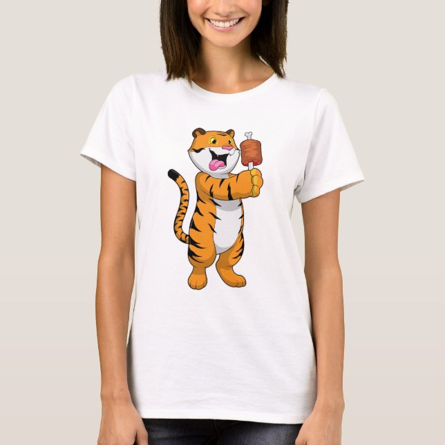 Camiseta Tigre com carne (Frente)