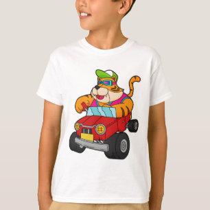 Camiseta Tigre com carro