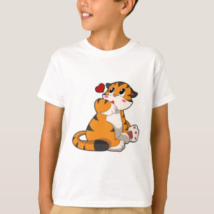 Camiseta Tigre com Coração