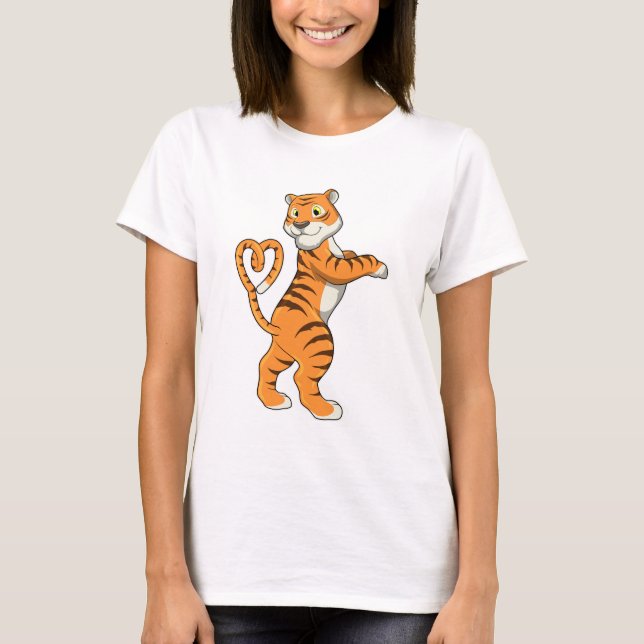 Camiseta Tigre com Coração (Frente)