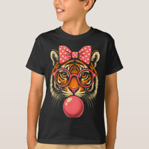 Camiseta Tigre Com Gles Bubblegum E Arco 