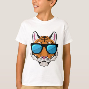 Camiseta Tigre com óculos de sol