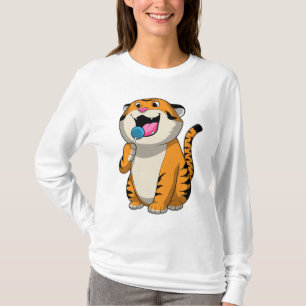 Camiseta Tigre com pirulito