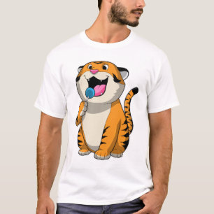 Camiseta Tigre com pirulito