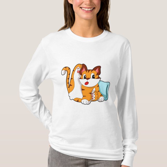 Camiseta Tigre com Travesseiro (Frente)