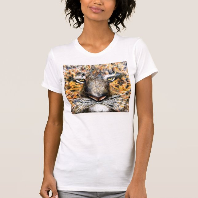 Camiseta Tigre com um t-shirt da atitude (Frente)