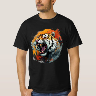 Camiseta Tigre - Cores intensas