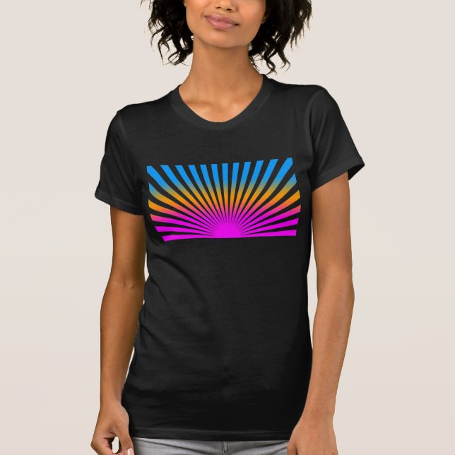 Camiseta Tigre Corey 80s Ascensão Sun Stripes (Frente)