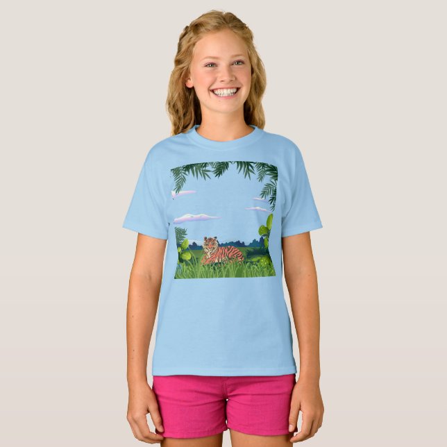Camiseta Tigre da Selva (Frente Completa)