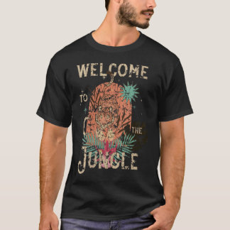 Camiseta Tigre da Selva Bem-vindo ao nosso Amante do Tigre
