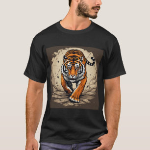 Camiseta Tigre de Carregamento Poderoso