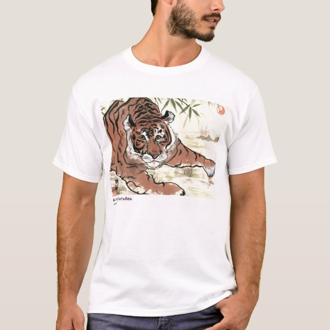 Camiseta Tigre de espera (Frente)