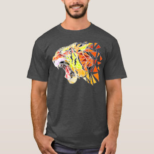 Camiseta Tigre de face Selvagem Selvagem Selvagem Predador 