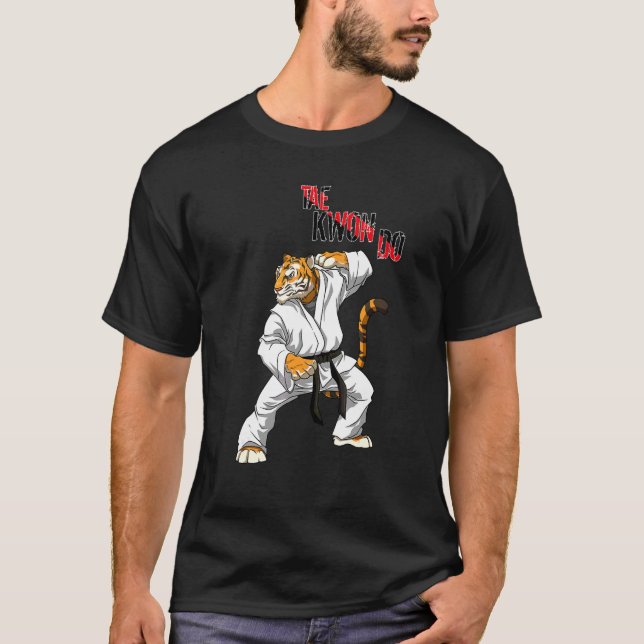 Camiseta Tigre de Taekwondo (Frente)