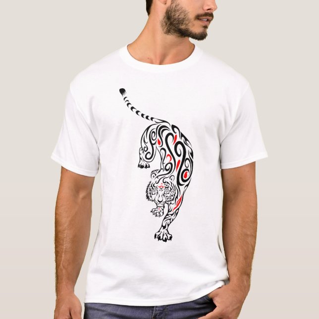 Camiseta Tigre decorativo (Frente)