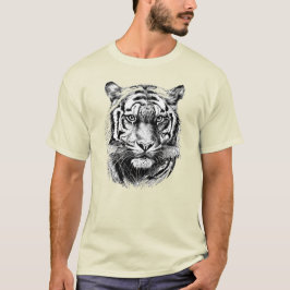CAMISETA TIGRE DESENHADO À MÃO