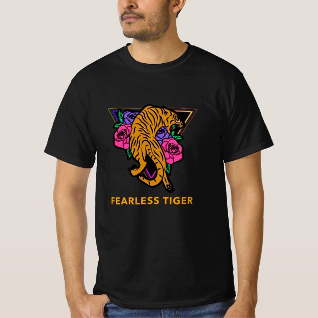Camiseta Tigre Destemido (Frente)