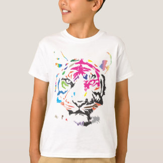 Camiseta Tigre do arco-íris