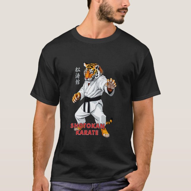 Camiseta Tigre do Caratê Shotokan Clássico (Frente)