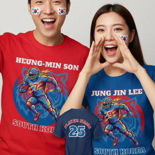 Camiseta Tigre do Futebol Sul-Coreano Força Atlética Arte