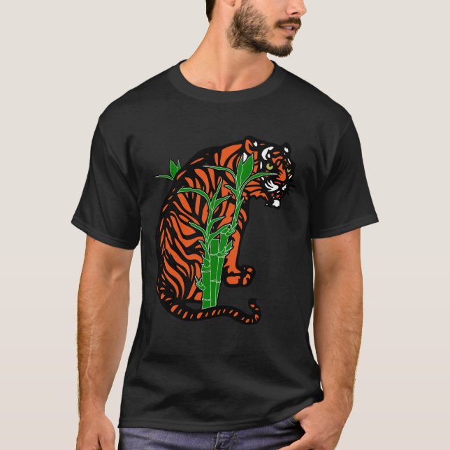 Camiseta Tigre em Bamboo (Frente)