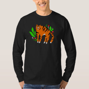 Camiseta Tigre em flores