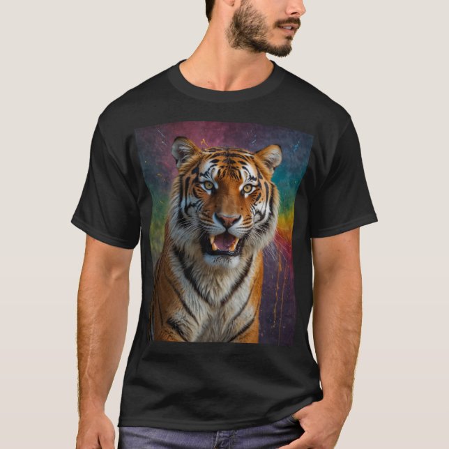 Camiseta Tigre em Retrato (Frente)