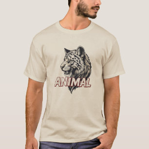 Camiseta Tigre Espírito Selvagem – Gráfico de Animal