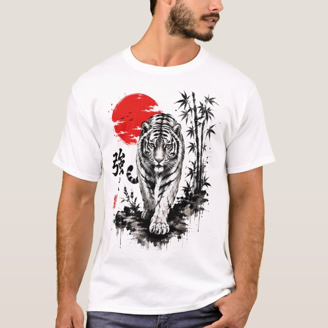 Camiseta Tigre Está Chegando (Frente)