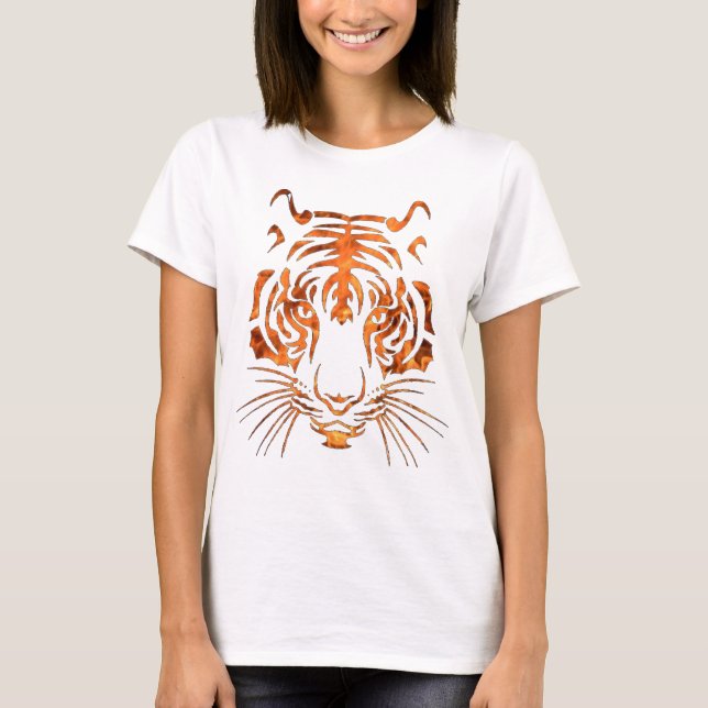 Camiseta Tigre flamejante (Frente)