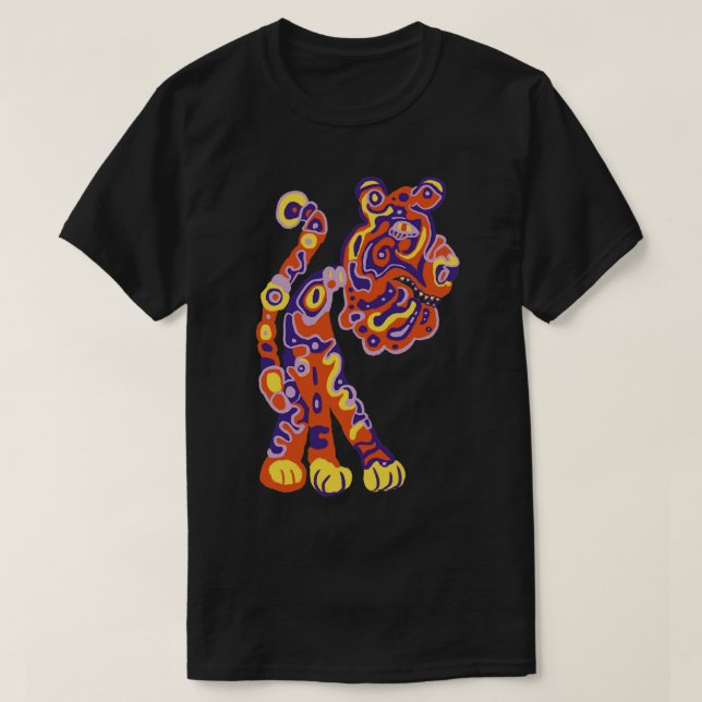 Camiseta Tigre fungo (Frente do Design)