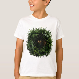 Camiseta Tigre Furtivo Camuflado nos Trópicos