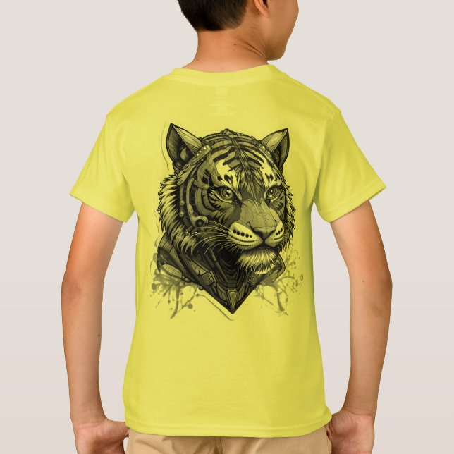 Camiseta Tigre Futurístico (Verso)