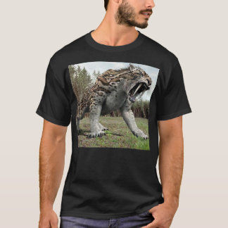 Camiseta Tigre grande do dente do Saber que rosna