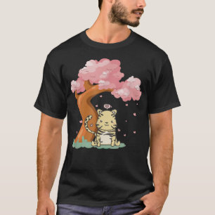 Camiseta Tigre-kawaii e árvore J.