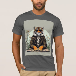 Camiseta "Tigre Legal com T-Shirt de óculos de sol - Na mod